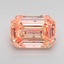 2.54 Ct. Fancy Intense Orange Emerald Lab Grown Diamond