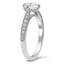 Compass Point Tapered Pave Diamond Ring, smallview