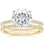 18K Yellow Gold Ballad Diamond Bridal Set (1/3 ct. tw.)