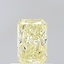0.56 Ct. Fancy  Yellow Radiant Lab Grown Diamond