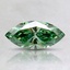 0.5 Ct. Fancy Vivid Pacific Green Marquise Lab Grown Diamond, smalltop view