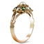 The Phillippa Ring, smalltop view on a hand