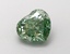 1.33 Ct. Fancy Intense  Green Heart Lab Grown Diamond