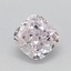 0.28 Ct. Light Pink Cushion Diamond