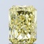 2.02 Ct. Fancy Vivid Yellow Radiant Lab Grown Diamond