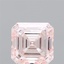 3.18 Ct. Fancy Pink Asscher Lab Grown Diamond