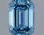 1.20 Ct. Fancy Vivid Blue Emerald Lab Grown Diamond