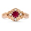 Victorian Ruby Vintage Ring
