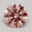 1.71 Ct. Fancy Intense Pink Round Lab Grown Diamond