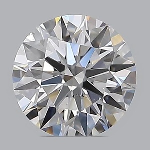 Round diamond — real photo