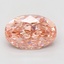 7.01 Ct. Fancy Vivid Pink Oval Lab Grown Diamond