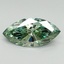 1.53 Ct. Fancy Vivid Green Marquise Lab Grown Diamond
