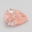 0.92 Ct. Fancy Vivid Pink Pear Lab Grown Diamond