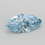 1.60 Ct. Fancy Vivid  Blue Marquise Lab Grown Diamond