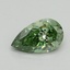 1.01 Ct. Fancy Vivid Green Pear Lab Grown Diamond