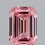 1.51 Ct. Fancy Vivid Pink Emerald Lab Grown Diamond