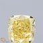 2.00 Ct. Fancy Intense Yellow Cushion Lab Grown Diamond