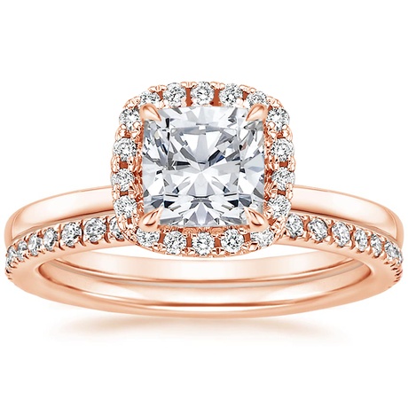 14K Rose Gold Vienna Diamond Bridal Set (1/2 ct. tw.)