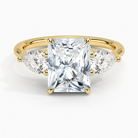 Luxe Opera Three Stone Diamond Ring - Brilliant Earth