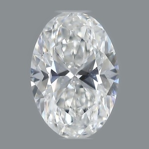 Oval diamond — real photo