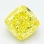 4.57 Ct. Fancy Intense Yellow Cushion Lab Grown Diamond