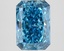 3.30 Ct. Fancy Vivid Blue Radiant Lab Grown Diamond