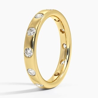 Cara Flush Set Eternity Lab Diamond Ring