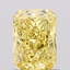 1.19 Ct. Fancy Vivid Yellow Radiant Lab Grown Diamond
