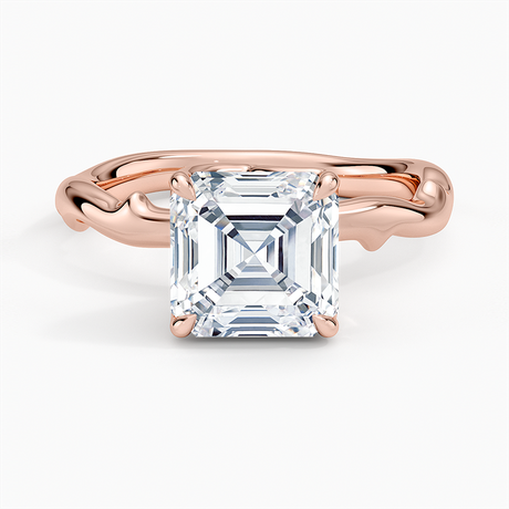 Rose and Thorn Solitaire Ring