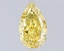 1.09 Ct. Fancy Intense  Yellow Pear Lab Grown Diamond
