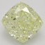 2.52 Ct. Fancy Light Yellow Cushion Diamond