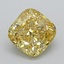 2.74 Ct. Fancy Intense  Yellow Cushion Lab Grown Diamond