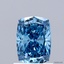 1.50 Ct. Fancy Vivid Blue Cushion Lab Grown Diamond