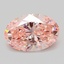 1.59 Ct. Fancy Intense Pink Oval Lab Grown Diamond