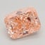 4.00 Ct. Fancy Vivid  Pink Cushion Lab Grown Diamond