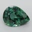 8.5x6.4mm Teal Pear Montana Sapphire