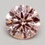 1.62 Ct. Fancy Intense Pink Round Lab Grown Diamond