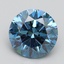 3.00 Ct. Fancy Vivid Blue Round Lab Grown Diamond