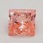2.00 Ct. Fancy Intense Pink Princess Lab Grown Diamond