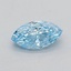 1.02 Ct. Fancy Vivid  Blue Marquise Lab Grown Diamond