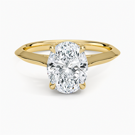 Piper Knife Edge Solitaire Ring