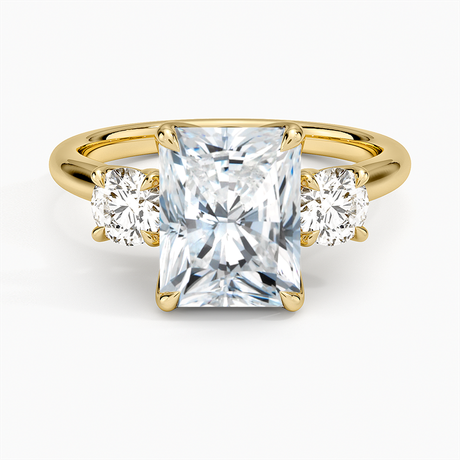 18K Yellow Gold Elodie Perfect Fit Three Stone Diamond Ring (1/2 ct. tw.)