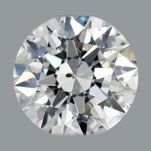 Round diamond — real photo
