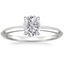 Platinum Hazel Solitaire Ring, smalltop view