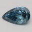 0.58 Ct. Fancy Vivid Blue Pear Lab Grown Diamond