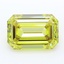16.05 Ct. Fancy Vivid Yellow Emerald Lab Grown Diamond