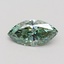 0.5 Ct. Fancy Vivid Green Marquise Lab Grown Diamond