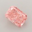 1.71 Ct. Fancy Vivid  Pink Radiant Lab Grown Diamond