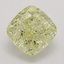 0.84 Ct. Fancy Light Yellow Cushion Diamond