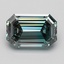 0.94 Ct. Fancy Deep Green Emerald Lab Grown Diamond